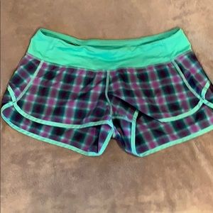 Lululemon plaid speed shirt